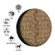 thumbnail image 4 of Balery Leopard Print Brown Cubiertas para Neumáticos - Protector Resistente para Neumáticos de Camioneta, SUV, Remolque, Camper y RV-16 inch, 4 of 6