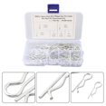 thumbnail image 2 of 100pcs R Cotter Pins Tractor Pin Clips Split Fastener Pins w/ Box Assortment Kit, 2 of 13
