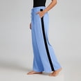 thumbnail image 3 of Aofany Womens Slacks Elastic Waist Straight Leg Pants Plus Size Casual Loose Commuting Trousers with Pockets, 3 of 8