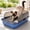 Blue, variant on Open Top High Side Cat Litter Box, Semi Open Cats Litter Box, Anti-Splashing Cats Litter Pan,Kitten Toilet with Litter Sifting Scoop,Semi-Enclosed Removable Kittens Litter for Boxes Easy to Clean