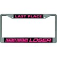 thumbnail image 1 of Last Place Fantasy Football Loser Chrome License Plate Frame, 1 of 1