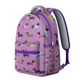 thumbnail image 2 of Cute Cartoon Dachshund Backpack for School,Cute School Bag,Schoolbag with Adjustable Shoulder Straps & Padded Back,15.3"x11"x7.1".﻿, 2 of 6