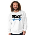 thumbnail image 3 of Couples Matching Set Cute Workout Men's Crewneck Sweatshirt Brisco Brands L, 3 of 7