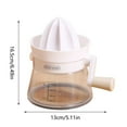 Djiypn Citru Lemon Orange Juicer Manual Hand Squeezer With Builtin