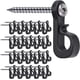 thumbnail image 1 of Paquete de 40 ganchos para colgar luces navideñas con tornillos Phillips para garaje, Año Nuevo, fiesta al aire libre, cable de fácil liberación y luces LED de hadas, tornillos anchos, 1 of 5