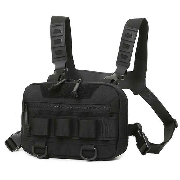 Outdoor Chest Bag Backpack Front Rig Pouch Outdoor Camping Cycling Hiking Hunting Climbing Fishing Lure Fanny Pack A