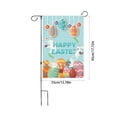 thumbnail image 3 of Decoraciones de Pascua, regalos de Pascua, adornos de Pascua, decoración de ambientes para el día de Pascua, jardines, banderas, dibujos animados, huevos, conejito, patio, disfraces, banderas de lino, 3 of 6