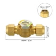 thumbnail image 2 of Sight Glass 1/2 x 1/2 SAE Universal Liquid Moisture Indicator for Air Conditioning HVAC Refrigeration, 2 of 5