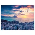thumbnail image 2 of Spring Sunset Over Monte Cofano - Landscape Photography Canvas Print, 2 of 3