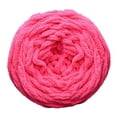 thumbnail image 5 of Super Bulky Chunky Chenille Knitting Yarn, Jumbo Thick Soft Hand Knit Yarn, Fluffy Crochet Thread for DIY Handmade Blankets, Sweaters, Home Decor Crafts and Hand Knitting Projects,White, 5 of 8