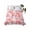 Pink, variant on Purple Flowers Full Size Flat Sheet, Wrinkleproof & Fadeproof Cooling Flat Bed Sheet Only, Watercolor Summer Botanical Floral Breathable Soft Bedding Top Sheets 81 x 96 Inches