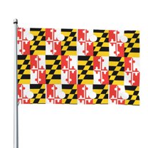 Maryland Flag Flag 4x6 Ft Big Flag For Outdoor Indoor Office Workplace Home Garden