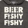 thumbnail image 3 of Instant Message - Beer Fishy Fishy - Men's Pullover Hooded Fleece Sweatshirt, 3 of 6