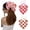Style 10, variant on 2Pcs Crochet Bandana Head Kerchief Knitted Hair Scarves Crochet Hair Kerchief Tie Bcak Headwrap Floral