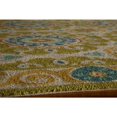 thumbnail image 2 of Momeni Suzani Hook 2' X 3' Traditional Hand Hooked Wool Rug in Lime, 2 of 3