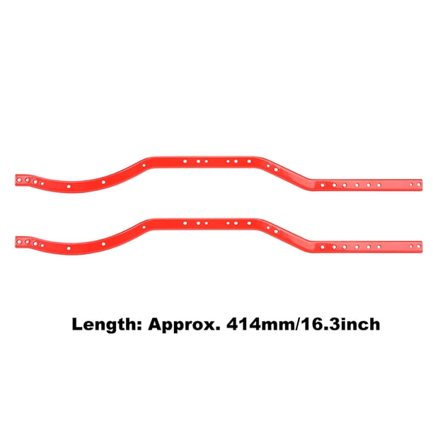 RC Rail de Marco de Chasis de Automóvil, Ferrocarril de Chasis de Acero de Acero, Acesorio de Automóvil RC para el Modelo RC Vehículo RC Carro RC Modelo RC RC CAR