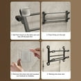 thumbnail image 6 of RYUJNDK Modern Shoe Organizers 2 Levels Foldable Shoe Rack Easy Installation Without Drilling Convenient for Small Space, 6 of 8