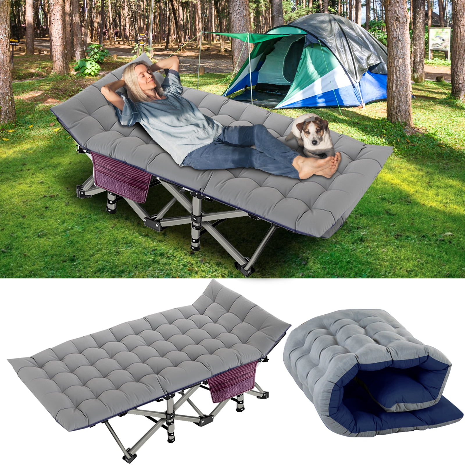 NAIZEA Folding Camping Cots for Adults, Folding Cot France | Ubuy display picture 1