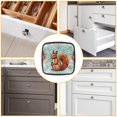 thumbnail image 6 of 4 Pcs Cabinet Handle Drawer Pulls Squirrel Knobs with Screws Square Furniture Office Cabinet Knob Decoration, 6 of 7