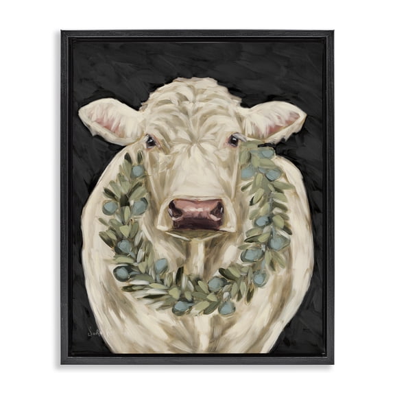 Stupell Industries Farmhouse Black Floating Frame Canvas Art, 17 x 21, by Sara G. Designs