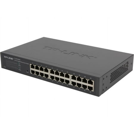 UPC: 0845973021245 | TP-Link 24 Port Gigabit Switch | Easy Smart Managed | Plug & Play | Lifetime Protection | Desktop/Rackmount | Sturdy Metal w/ Shielded Ports | Support QoS  Vlan  IGMP & Link Aggregation (TL-SG1024DE)