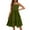 Dark Green -AQ17, variant on IYYVV Girl's Summer Sundress Spaghetti Strap Solid Cotton Line Midi Dress Casual Cami Dresses for 6-7 Years Cyan