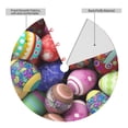 thumbnail image 2 of Sikiie Easter Eggs1 30-48 inches {designName} Print Christmas Tree Skirt Snowman Xmas Tree Skirt with Edge Christmas Decorations for Holiday Party36", 2 of 7
