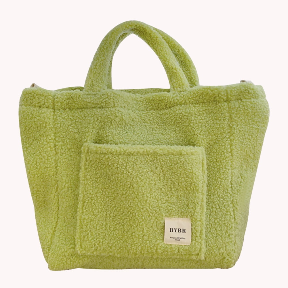 ☆人気☆【Ossl】☆Handmade Dan.z fleece fluffy tote ba.g☆ bdb3c915-dbf0-44e5-9cad-