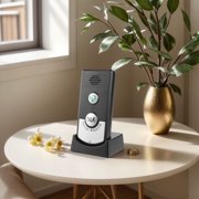 2 Way Voice Intercom, Waterproof Intercom Doorbell System, Wireless Audio Intercom for Home Hospital Office, Black