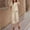 Beige, variant on Women Capris 2 Piece Outfits Summer Casual Matching Set Short Sleeve T Shirts and Capri Pant Loungewear