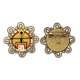 thumbnail image 1 of Egipto figura sol Totem Resumen Broche de flores, regalo de joyería para mujeres y niñas Unbranded M, 1 of 3