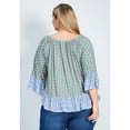 thumbnail image 2 of Avenue Women's Plus Size Serenity Ruffle Top, 2 of 2