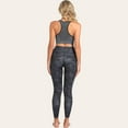 thumbnail image 2 of YN Yoga Pants Fitness Gym Leggings Black Camouflage Large, 2 of 5
