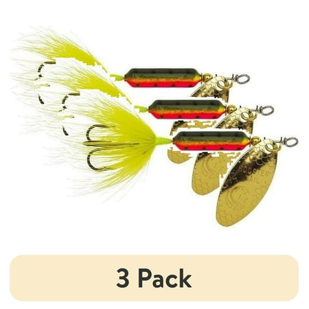 (3 pack) Yakima Bait Original Rooster Tail Spinnerbait