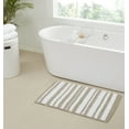 thumbnail image 4 of Better Trends 17" x 24" Bathroom Rugs 100% Polyester Soft Water Absorbent Non Slip Bath Mat Machine Washable Rug Marrakesh Collection - Beige, 4 of 6
