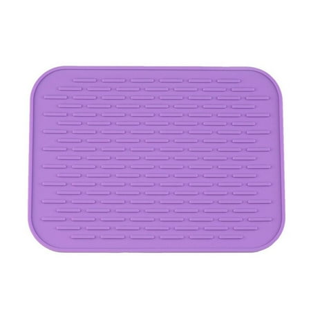 

Non-slip Heat Resistant Mat Multifunction Rectangle Silicone Drink Cup Coaster Table Placemat Pot Holder Kitchen Accessories