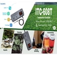 thumbnail image 2 of Inkbird Temperature Controller with Dual Temperature Sensor AC Dual Stage Outlet Thermostat with 12 Period Time Stage 1800W ETL Listed, 2 of 9