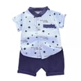 thumbnail image 4 of Luvior Boys’Star Theme Print Casual Outfit Set - Short Sleeve Top and Shorts 2 Piece Set for Outdoor Play, Holiday Wear for Toddlers Ages 1-4, 4 of 9