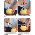 thumbnail image 3 of Small-Fruit Corer Extractor, Stainless Steel Quick Removing Tomato Corer Fruit Cutter For Pear Fruit, 3 of 5