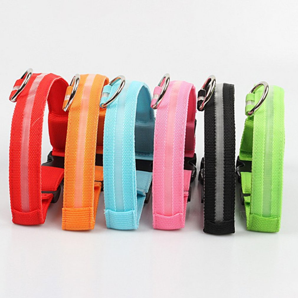 Fluorescent Collars Pet Supplies LED Light Dog Collar Pet Night Safety