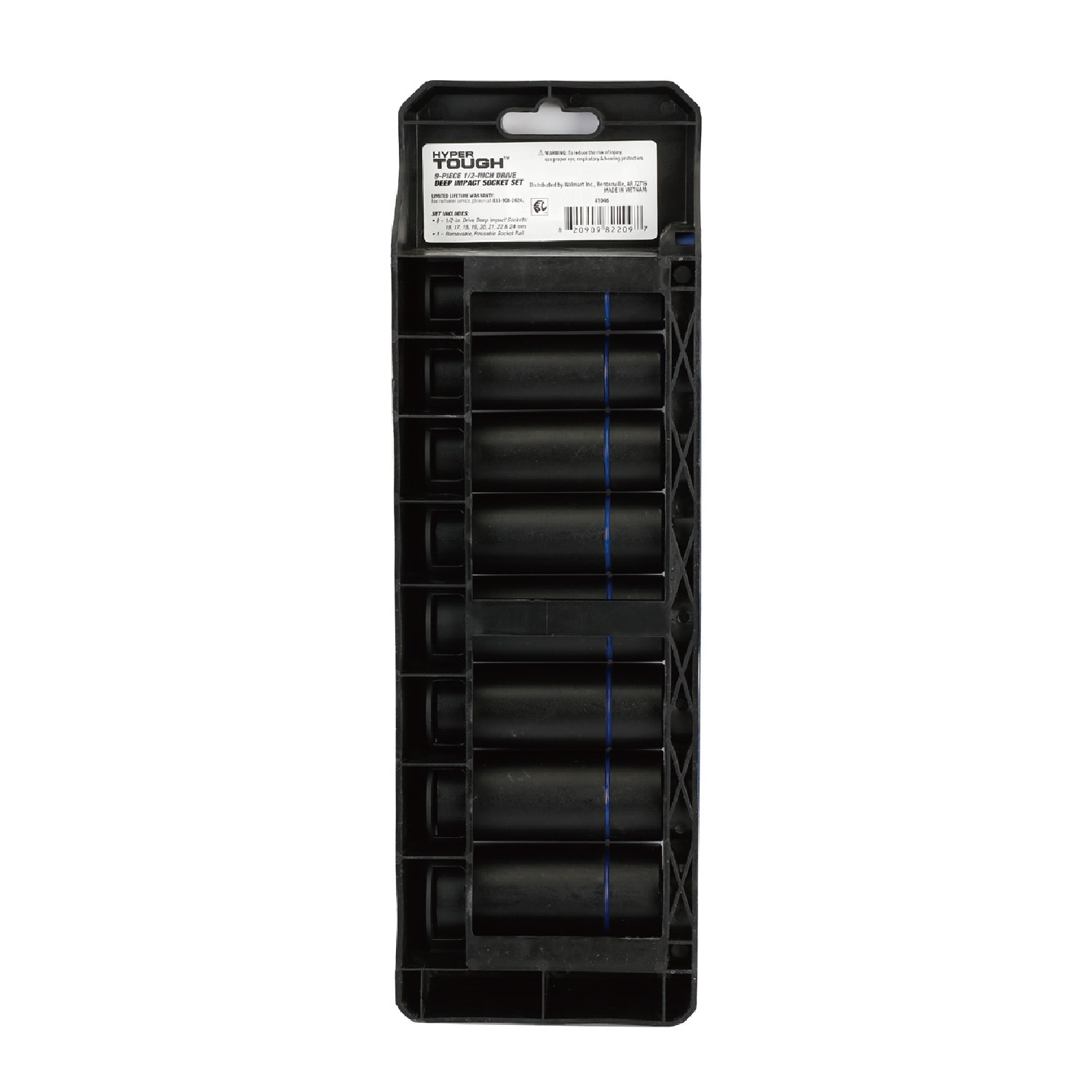 Hyper Tough 9-Piece 1/2 in Drive Deep Metric Impact Socket Set photo 8