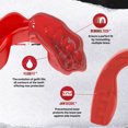 thumbnail image 6 of SAFEJAWZ Sports Mouthguard Slim Fit, Adults and Junior Mouth Guard with Case (Red, Adult (+12 Years)), 6 of 6