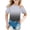 Grey, variant on Hienoo Girls T-Shirt Gradient Short Sleeved T Shirt Children's Casual Tshirt