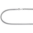 thumbnail image 2 of Real 10K White Gold 3D Hollow Franco Box Link Chain 3mm Necklace 28 Inches, 2 of 6