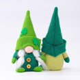 thumbnail image 3 of Pack de 2 juegos de peluche de gnomo verde duende, mesa de vacaciones en casa Estilo1 Sunnimix felpa de gnomos de halloween, 3 of 4