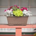 thumbnail image 2 of Arcadia Garden Products 13x9x5.5" PSW Window Box Planter, Taupe, 2 of 6