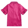 thumbnail image 6 of BOOMNY Girls 2 Peice Pajamas Sets Soft Short Sleeve Buttons Sleepwear Tops Pants Pjs Set for Kids Cozy Loungewear Homewear, 6 of 8