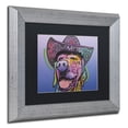 thumbnail image 3 of Trademark Fine Art "Penelope Custom-4" Canvas Art by Dean Russo, Black Matte, Silver Frame, 3 of 4