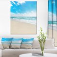 thumbnail image 1 of Plage de Mer contre les Vagues - Impression sur Toile, 1 of 3