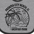 thumbnail image 4 of Inktastic Summer Vacation Mode Panama City Beach Florida Boys or Girls Baby Bib, 4 of 4